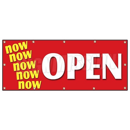 NOW OPEN BANNER SIGN Grand Opening New Store For Business Shop Sale